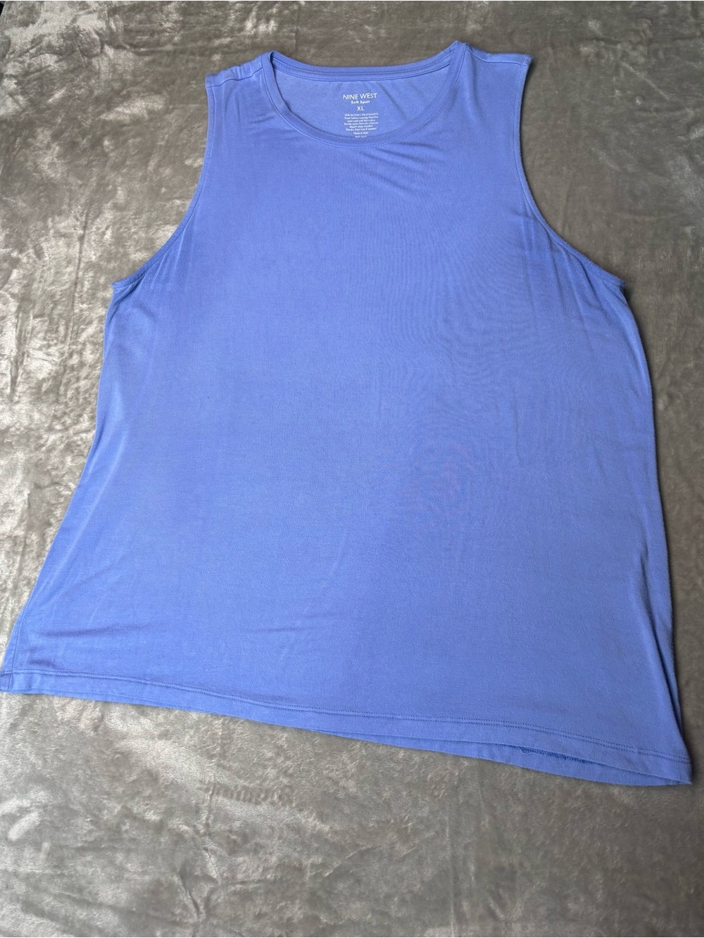 Nine West Women's Sleeveless Tank Top - Periwinkle